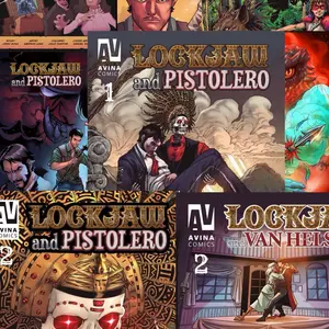 Lockjaw 10 issue bundle 140 Pages full color comics