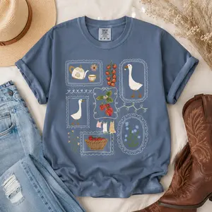 Comfort Colors Cottagecore Shirt, Goose Shirt, Gardening Shirt, Summer Spring Shirt, Gift for Her - TrendWear USA