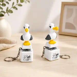2Pack Seagull Keychain with Unique Design and Chain for Everyday Use