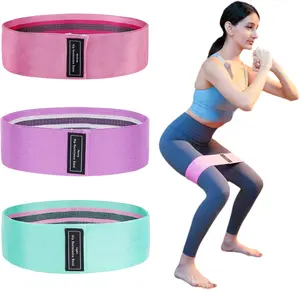 Sports Resistance Band Set - Three-Level Hip and Leg Elastic Bands for Home Fitness and Gym Use, Suitable for Men and Women