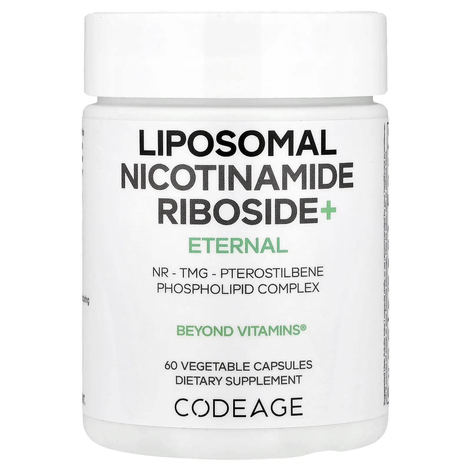 Codeage Liposomal Nicotinamide Riboside+, 60 Vegetable Capsules