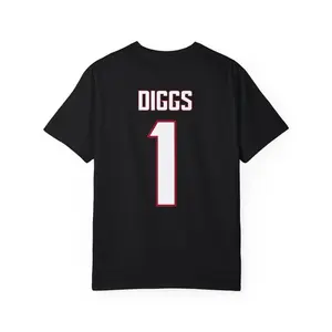 Stefon Diggs Houston Football T Shirt Jersey, Comfort Colors
