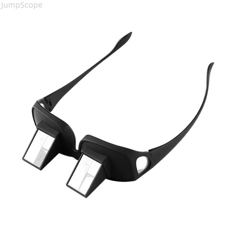 Lazy Prism Glasses, Horizontal Bed Viewing Glasses, Lie Down Reading TV Spectacles, Anti Neck Strain Periscope Glasses for Reading Watching TV