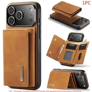 Two-In-One Detachable Magnetic Leather Phone Case for iPhone 17-11 Pro Max, Wallet and Card Slot, Protective Cover