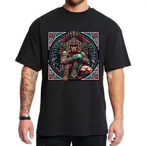 Mexican Vintage Style Boxing Graphic Tee for Men & Women Oversized Medium Heavy Polyester Sweatshirt Loose Fit Casual Streetwear Unisex Hoodie BX6 Black Color
