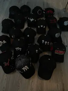 Barbas, Dandy & ThirtyOne Inspired Snapback Hat Collection  – Iced Out Rhinestone, Chrome Embroidery Trucker Cap, Adjustable Streetwear Baseball Hat for Men & Women