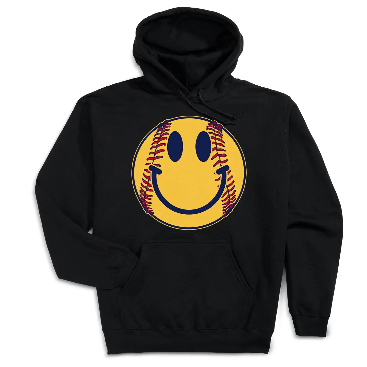 Hooded Sweatshirt for Women, Casual Softball Graphic Pullover, Long Sleeve Cotton Polyester Top, Casual Wear Clothes with Double Lined Hood and Pocket