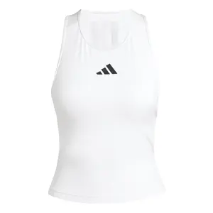 adidas Womens Primelift Racerback 3-Stripes Bra Tank  Casual - White