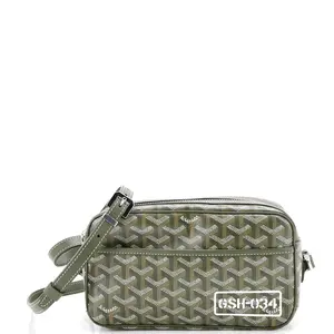 Pre-owned Goyard material Messenger Bags Cap Vert Bag Printed Coated Canvas by Rebag