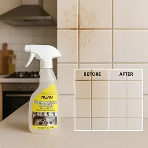 NUN Heavy Duty Degreaser for Greasy Ovens Hoods & Grills Professional Strength Stain Removal Cleaner Kills 99.9% Bacteria Instantly 255 FL OZ