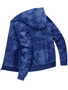 Autumn and Winter Men's Full-Zip Long Sleeve Hoodie Sports Shirt with Tie-Dye Design, Drawstring Hood, and Kangaroo Pocket Suitable for Spring, Autumn, and Winter Street Fashion, Jogging Workouts, Travel, Vacation, Outdoor Commuting, Camping Wear, Men's C