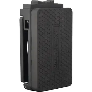 1 PCS Magnetic Tool Belt Clip,Anti-Slip Heavy-Duty Magnetic Mount Tool Belt Holster,Quickly Access Rubber Coated Magnetic Belt Clip for Organizing Screwdrivers Hammers Wrenchs