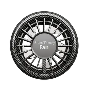2pcs 30-Second Car AC Turbo Fan!  Scent + RGB Mood Light ️ Summer Essential usb fan humidifier  frost
