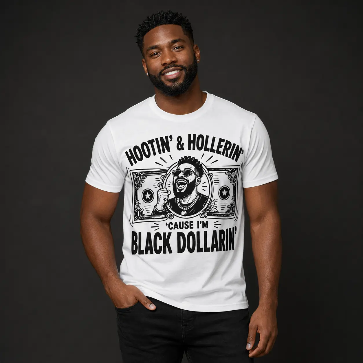 Hootin & Hollerin (Male Hooter) T-Shirt