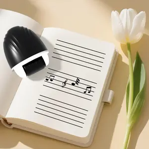 Essential Music Learning Tool, Create Standard Staffs Instantly, Includes Note Stamps, Multiple Colors, Compact and Portable