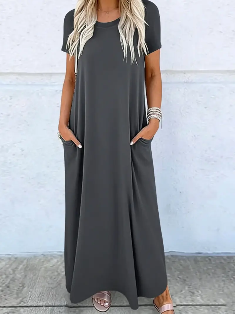 loose dresses with pockets Slouch Pocket Dress