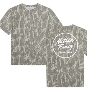 Mossy Oak Tee - Nuthin Fancy T-Shirt for Men - Soft, Stylish Design for Streetwear, Camo Shirt, Ideal For Sports And Everyday Wear, Gift For Men