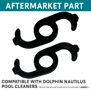 2-Pack Replacement Filter Cartridge Clips Compatible with Dolphin Nautilus Pool Cleaners, Fits Part 9980731