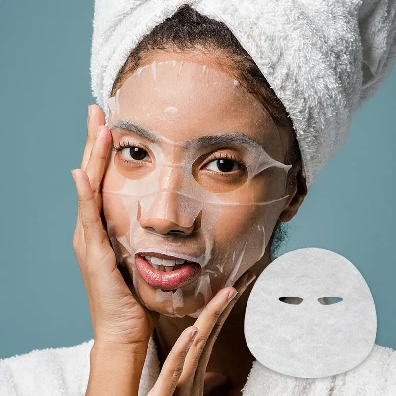 APPEARUS 50-Pack Hydrating Dry Facial Mask Sheets for Moisturizing and Skin Repair - Biodegradable Lyocell Fibers, Advanced Hydration Technology, Triple-layer Design
