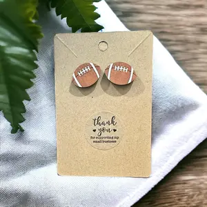 Football Earrings