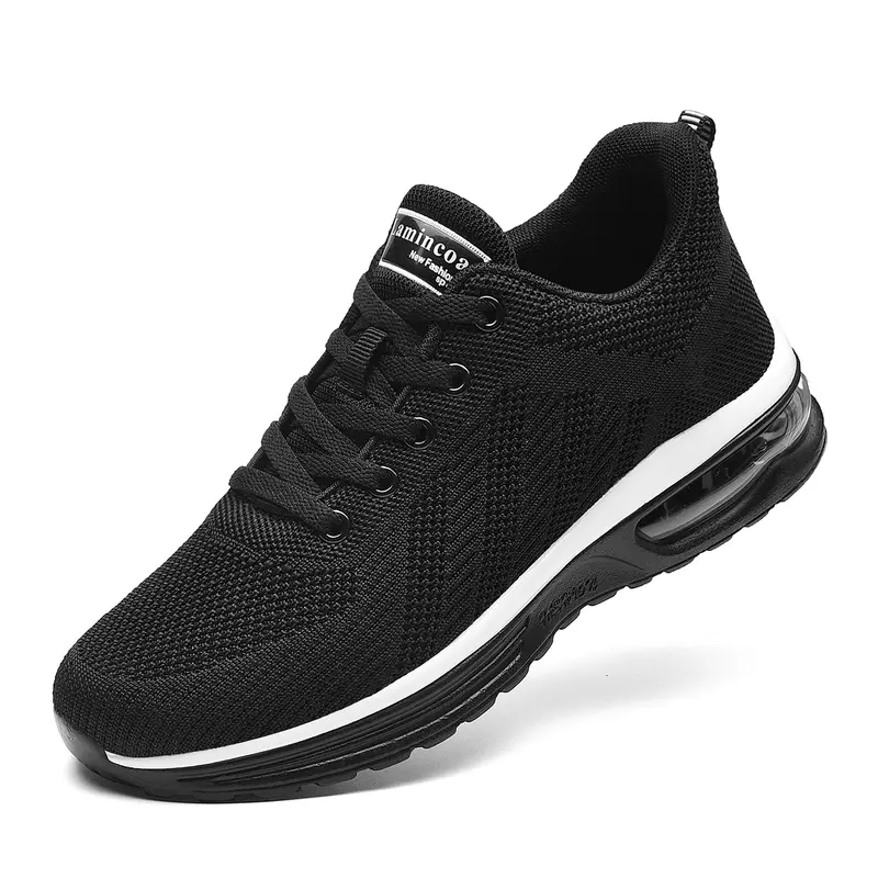 Women's Lightweight Cushioned Running Trainers - Ankle-Support, Shock-Absorbing Active Casual Trainers for All Seasons, Running, Gardening