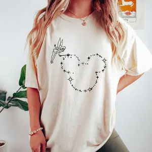 D.ney Tinkerbell Shirt M.key Mouse Shirt Tinkerbell M.key Shirt D.ney World Shirt  Shirt Tinkerbell Tee