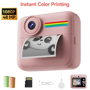 Instant Print Kids Camera – 1080P HD, Dual Lens Selfie, Includes Print Paper & TF Card | Perfect Gift for Boys & Girls 3–16