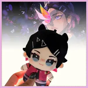 10cm New Game VALORANT Clove Plush Toys High Quality Figure Toy Cartoon Game Anime Cosplay Toys Body Squeaking Plush Pendants
