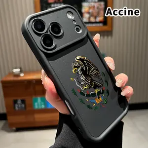 Phone Case for iPhone 17 Pro Max 16 Plus 15 14 13 12 11 Air E Mexican Eagle Symbol Pocket-Friendly Shockproof Silicone Protective Softcase