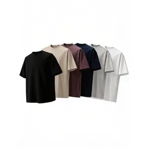 Women's Cotton Solid Color Short Sleeve T-Shirt, Comfort Fit Casual Top for Running, Fitness, Leisure & Outdoor Activities