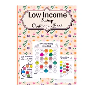 Low Income Savings Challenge Book 2025: Simple challenges that will help you save money from $50 to $500 and between $1,000 and $10,000.