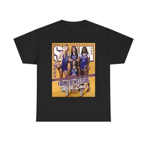 SLAM 256 Los Angeles Sparks T-Shirt Kelsey Plum Dearica Hamby Cameron Brink Rickea Jackson Tee WNBA Shirt