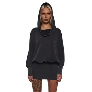 Ego Cowl Banded Mini Dress