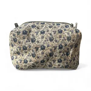 Boxy Pouch - Vintage Flowers