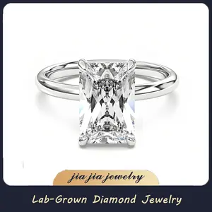 Lab-Grown Diamond  Emerlad Cut Ring (2 CARAT)