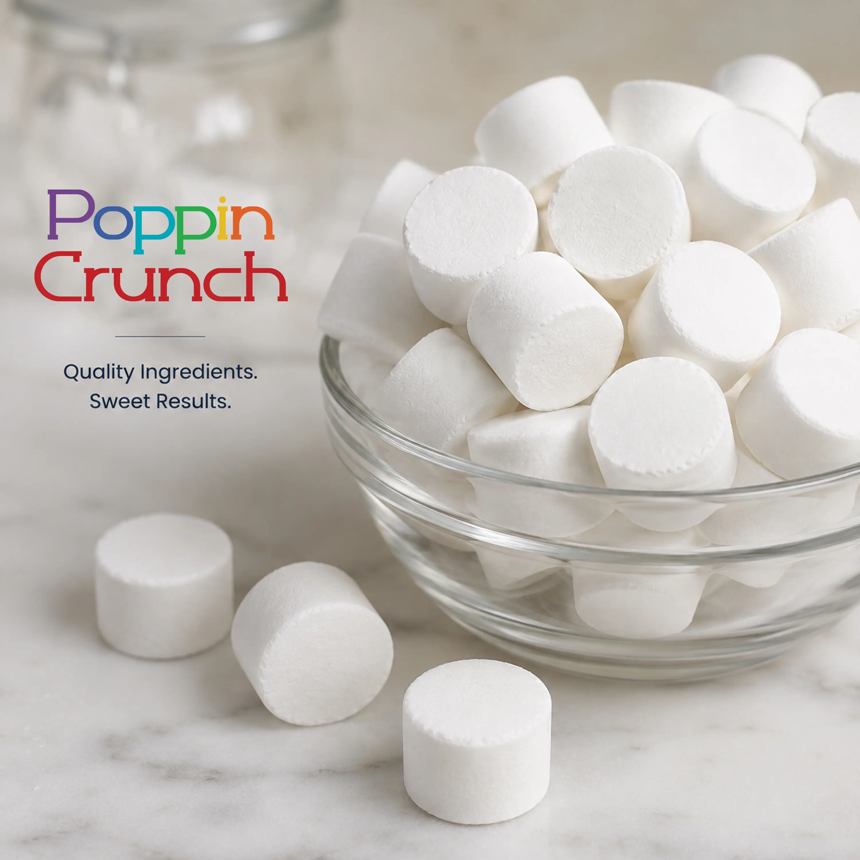 Poppin Crunch Sugar-Free Blue Raspberry Pressed Candy