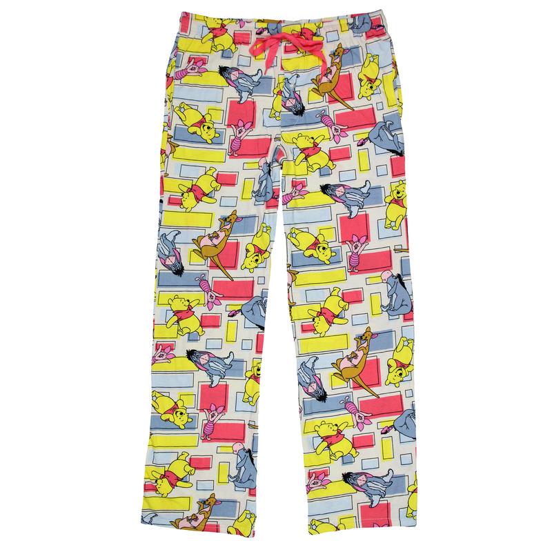 Disney Winnie The Pooh and Friends Tigger Eeyore Piglet Women's Lounge Bottom Pajama Pants