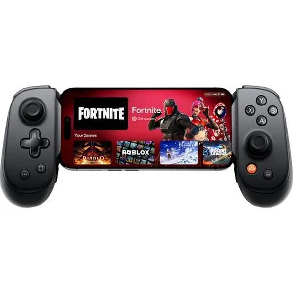 Wired Magnetic Handheld Backbone Pro Gaming Controller - USB-C, Black, Compatible with Android, iPhone, Smartphone Devices [Gaming Accessories]