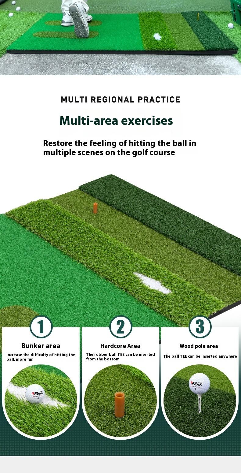 PGM Multifunctional Golf Pad Indoor Practice Ball Mat