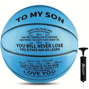 Moactiv 1pc Blue Creative Special Basketball, Ideal Gift For Some Special Occasions Such As Birthdays, Christmas, International Standard Size
