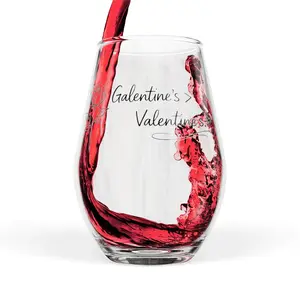 Galentines Over Valentines Wine Glass | Best Friend Gift