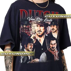 [Sale Up To 40%] Dutch Van Der Linde Vintage T-Shirt, Gift For Woman and Man Unisex T-Shirt