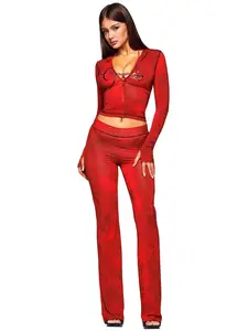Red Snake Skin Gia Set