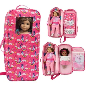 Doll Travel Bag without Doll, Doll Carrier Bag, Doll Storage Bag, Doll Accessories for 18 Inch Doll, Doll Travel Case, Doll Carrier Bag