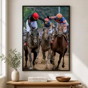 (UNFRAMED POSTER) Kentucky Day 2026 Poster, Golden Tempo Jose Ortiz For Roses Poster, Kentucky Race Weekend Poster, Room Decor, Gift For Fans