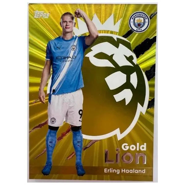 2025-26 Topps Premier League - Gold Lion Erling Haaland #GL 12