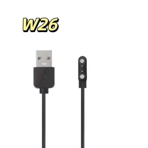 W26 Smartwatch Charging Cable, Magnetic USB-C Charger for W26/26+/w26m/w55+/zhc/yamay/sw022/imilab/kw66/tic Watch Gtx