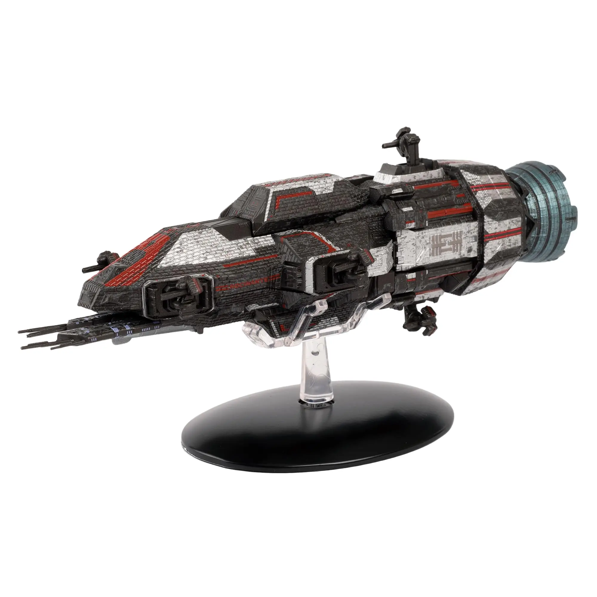 Eaglemoss Limited The Expanse 8-in Ship Replica - The Rocinante, Fantasy & Sci-Fi Collectible with Point Defense Cannons for Collecting Enthusiasts