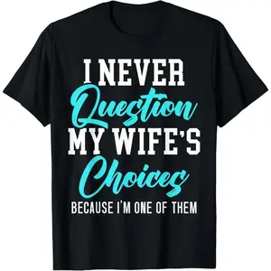 [Graphic Tee] 100% Cotton Married Couple Wedding Anniversary Funny Marriage T-Shirt