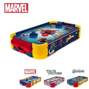 Marvel Wooden Electronic Air Hockey Table: Spider-Man | Spidey and His Amazing Friends | Avengers | Transformers, Ages 4+, Officially Licensed